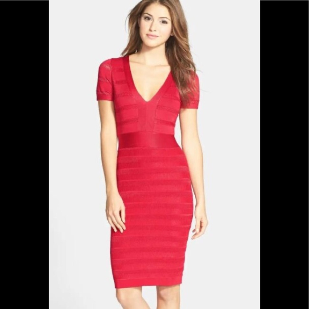French Connection Red Summer Spotlight Dress